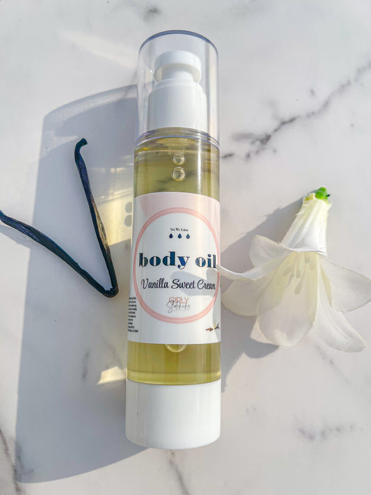 Sweet Vanilla Cream Body Oil