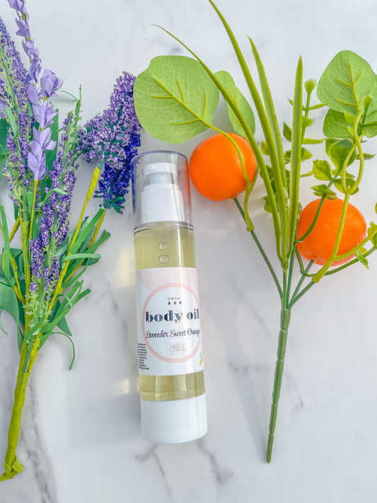 Lavender Sweet Orange Body Oil