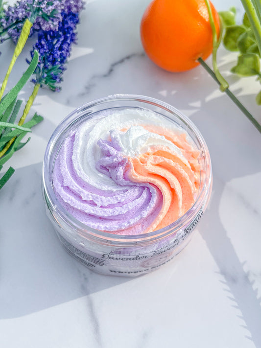 Lavender Sweet Orange Whipped Sugar Scrub